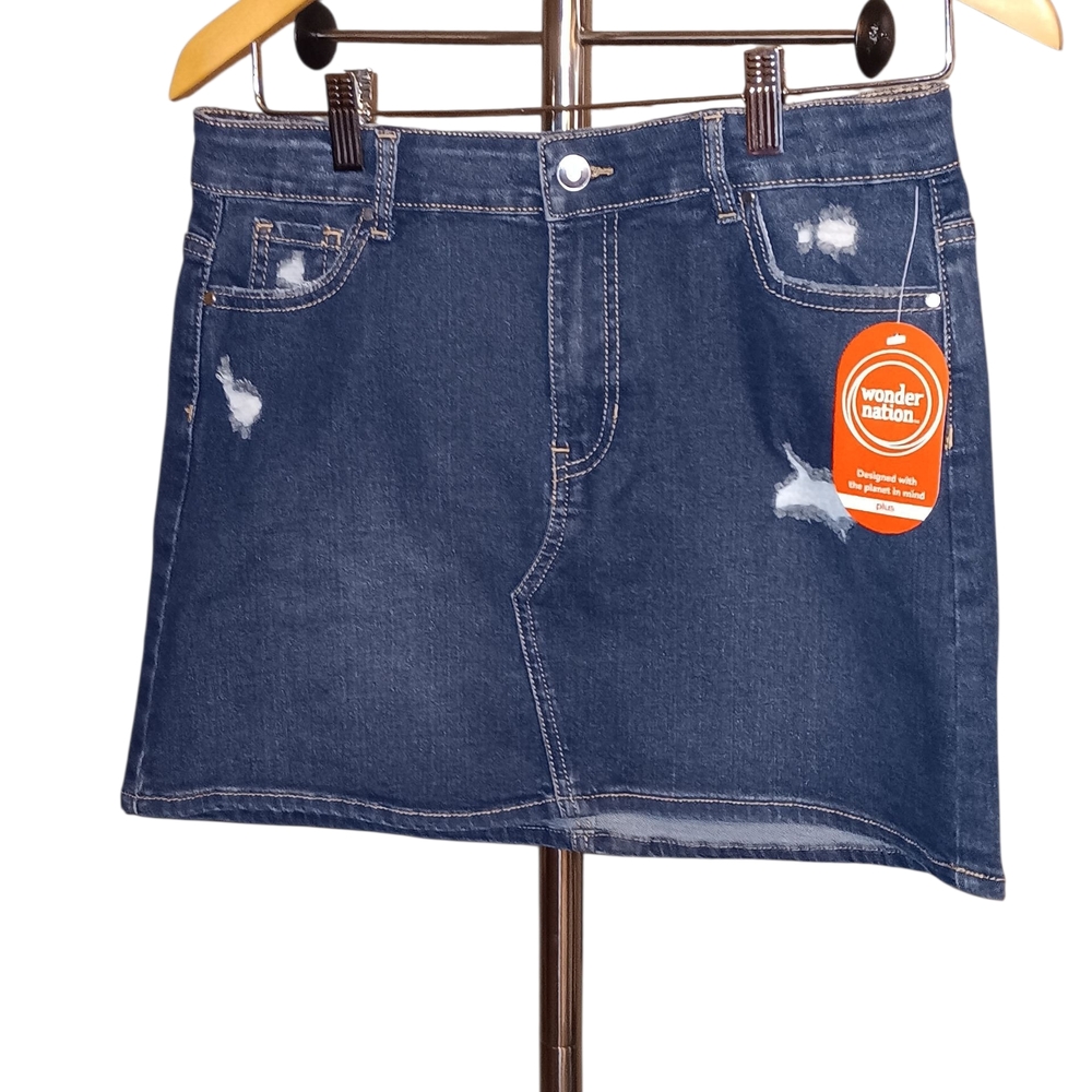 Wonder Nation Blue Denim Skirt